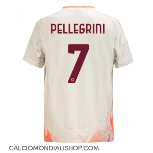 Maglie da calcio AS Roma Lorenzo Pellegrini #7 Seconda Maglia 2024-25 Manica Corta